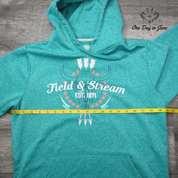 Field & Stream Hooded Pullover Sweatshirt Size M - Picture 3 of 5